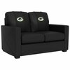 Dreamseat Silver Loveseat with Green Bay Packers Primary Logo XZ7759003LSCDBK-PSNFL20055